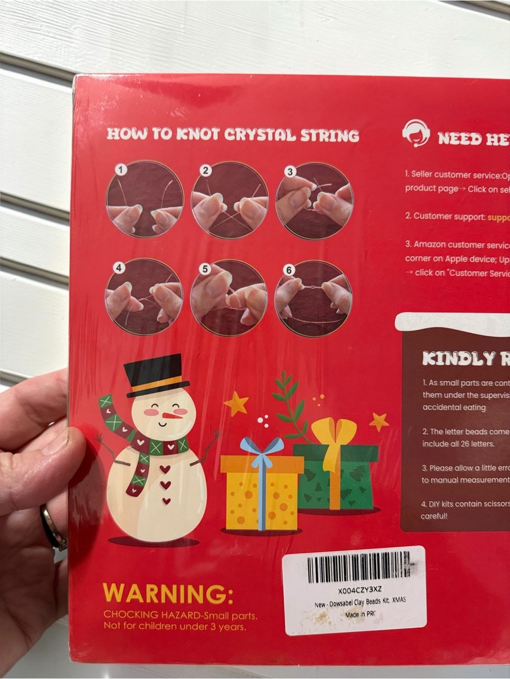 NWT Dowsabel Christmas Clay Beads Kit Limited Edition 6+ - Picture 4 of 5